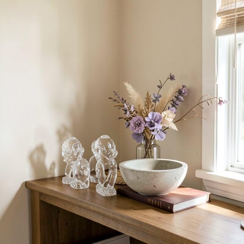 Decoração com pedras